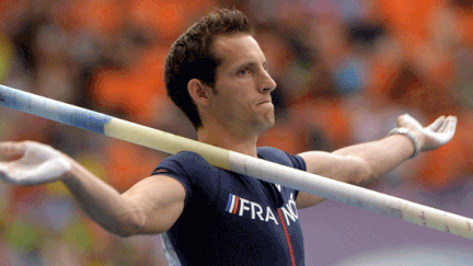 Le perchiste français Renaud Lavillenie