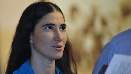 La blogueuse cubaine Yoani Sanchez, le 30 mars 2011. (ADALBERTO ROQUE / AFP)