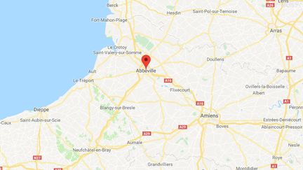 La ville d'Abbeville dans la Somme.&nbsp; (GOOGLEMAPS)