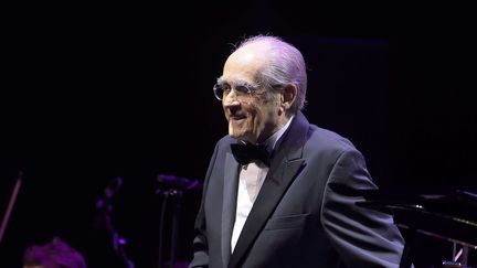 Michel Legrand en mars 2017 à la Salle Pleyel.
 (SADAKA EDMOND/SIPA)