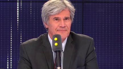 Stéphane Le Foll (PS), invité de "Tout est politique" mardi 12 septembre 2017. (FRANCEINFO)