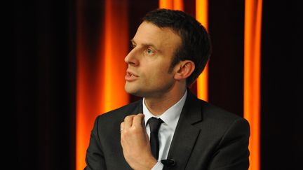 Emmanuel Macron, ministre de l'Economie, à Paris, le 13 avril 2016. (CITIZENSIDE/PATRICE PIERROT / CITIZENSIDE / AFP)