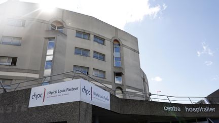 L'hôpital Louis Pasteur Cotentin à Cherbourg (Manche). (SAMEER AL-DOUMY / AFP)