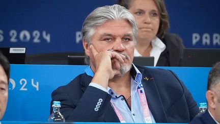 David Douillet, le 3 août 2024 à Paris. (LAURENT VU/SIPA / SIPA)