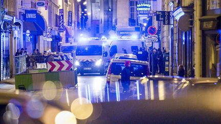 Une attaque au couteau a été perpétrée près de la place de l'Opéra à Paris, dans la soirée du 12 mai 2018. (AURELIEN MORISSARD / MAXPPP)