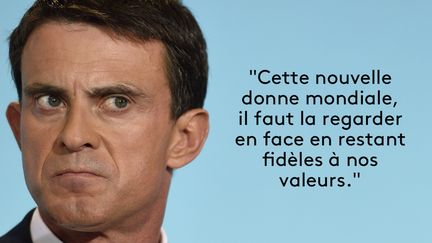 Le Premier ministre Manuel Valls, sur twitter, le 9 novembre 2016. (AFP)