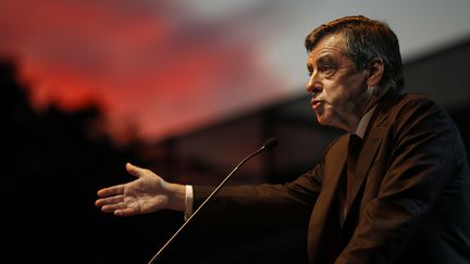 L'ancien Premier ministre Fran&ccedil;ois Fillon, lors d'une r&eacute;union publique &agrave; Nice (Alpes-Maritimes), le 13 septembre 2013. (ERIC GAILLARD / REUTERS)