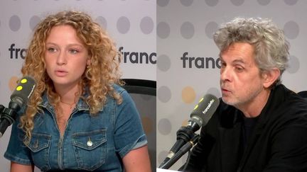 Thierry de Peretti the director of "In his image" and actress Clara-Maria Laredo (FRANCEINFO / RADIO FRANCE)