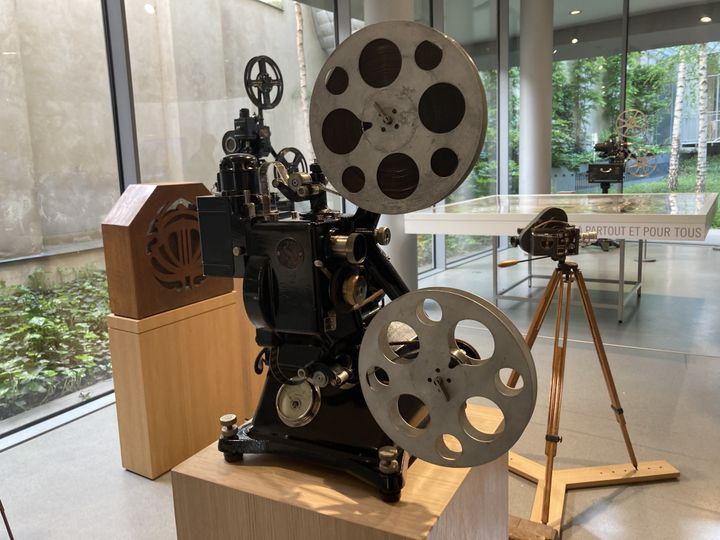 Pathé 17.5 mm projector (circa 1920).  (PATHE JEROME SEYDOUX / JACKY BORNET FOUNDATION)