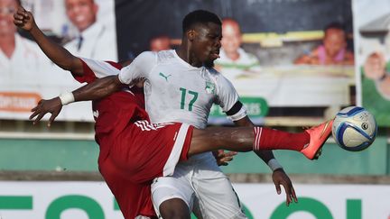 Serge Aurier de retour sur les terrains avec la Côte d'Ivoire (ISSOUF SANOGO / AFP)