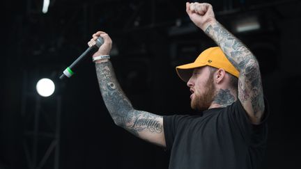 Mac Miller en concert à New York le 3 juin 2016. (BRYAN R. SMITH / AFP)