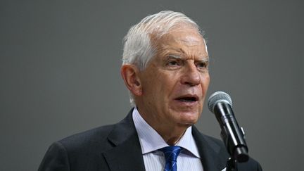 Josep Borrell, head of European Union diplomacy, in Washington DC, United States, on July 11, 2024. (DREW ANGERER / AFP)