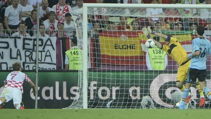 Le gardien de la Roja a été peu exploité mais a été décisif lorsqu'il le fallait