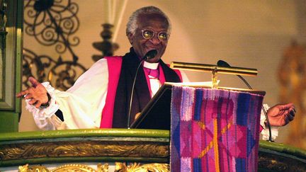 L'archevêque sud-africain Desmond Tutu a reçu le prix Nobel de la paix en 1984.&nbsp;C'est chez Desmond Tutu,&nbsp;héros des grandes manifestations anti-apartheid des années 1980, que Nelson Mandela&nbsp;passa sa première nuit d'homme libre à sa sortie de prison, le 11 février 1990.&nbsp; (HEIKO JUNGE / SCANPIX)