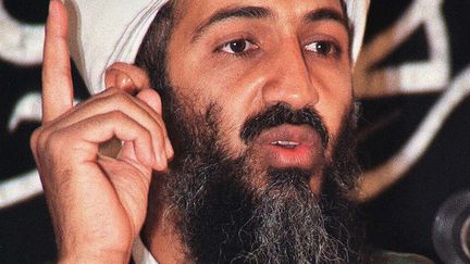 An undated file photo shows former al-Qaeda leader Osama bin Laden speaking from Afghanistan.  (AFP FILES)