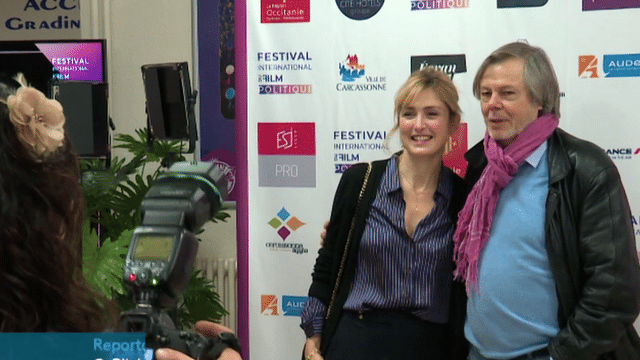 Julie Gayet au festival International du film politique de Carcassonne