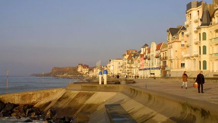 Le front de mer &agrave; Wimereux (Pas-de-Calais), en 2003. (MAXPPP)