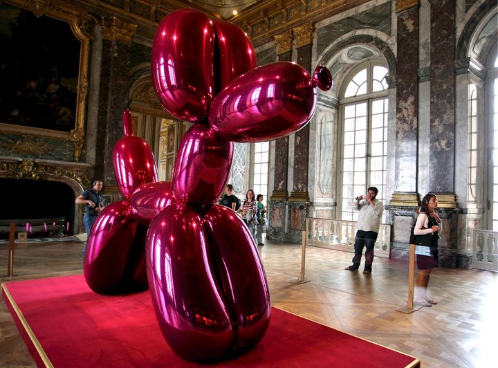 L'exposition Jeff Koons au château de Versailles (15 septembre 2010) (MAXPPP / GUY GIOS / MAXPPP FILE)