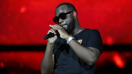 Le rappeur Gims au&nbsp;Stade de France&nbsp;à Saint-Denis (Seine-Saint-Denis), le 28 septembre 2019. (ZAKARIA ABDELKAFI / AFP)