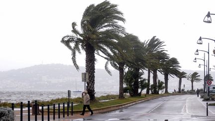 Des intempéries ont fait échouer des voiliers sur les berges&nbsp;de Balaruc-les-Bains, dans l'Hérault, le 13 octobre 2016. (MAXPPP)