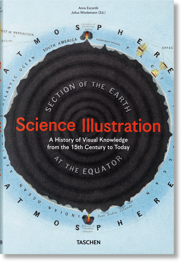 Première de couverture de "Science Illustration. A History of Visual Knowledge from the 15th Century to Today" d'Anna Escardó aux Editions Taschen (2022). (EDITIONS TASCHEN)