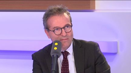 Martin Hirsch, directeur général de l'Assistance publique-Hôpitaux de Paris, le 18 avril 2019 sur franceinfo (photo d'illustration).&nbsp; (FRANCEINFO / RADIOFRANCE)