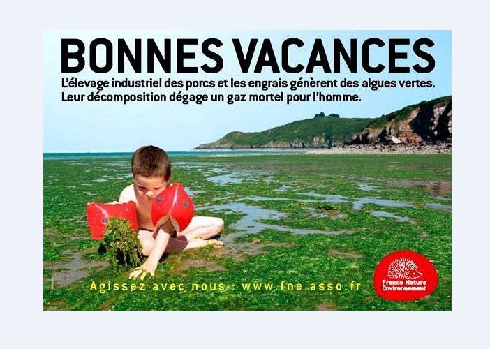 Cette affiche, imagin&eacute;e dans le cadre d'une campagne de France nature environnement n'a pas pu &ecirc;tre placard&eacute;e dans le m&eacute;tro. (FRANCE NATURE ENVIRONNEMENT)