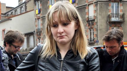 C&eacute;cile Bourgeon, la m&egrave;re de Fiona,&nbsp;le 16 mai 2013 &agrave; Clermont-Ferrand (Puy-de-D&ocirc;me). (THIERRY ZOCCOLAN / AFP)