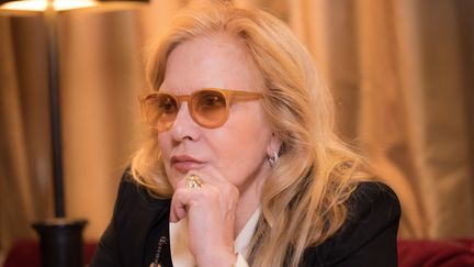 Sylvie Vartan, le 23 février 2018. (OLIVIER ARANDEL / MAXPPP)