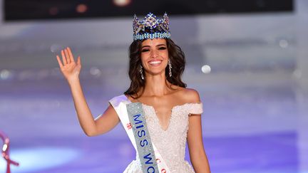 Vanessa Ponce de Leon,&nbsp;élue Miss Monde le 8 décembre 2018&nbsp;à Sanya, en Chine. (XINHUA / AFP)