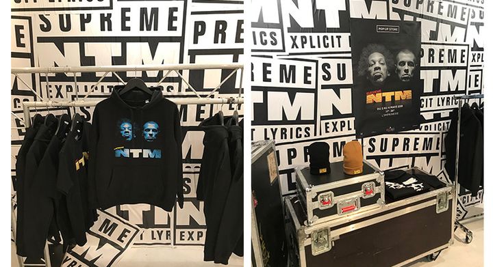 Pop-up store Suprême NTM à Paris.
 (Courtesy of Suprême NTM)