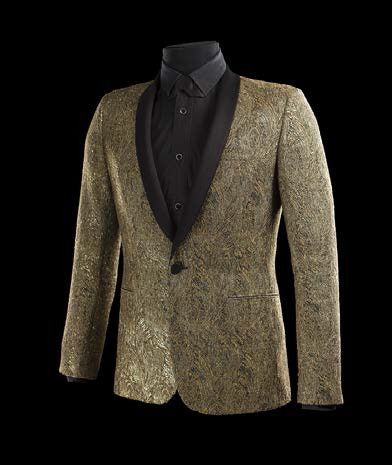 Costume Yves Saint Laurent porté par Etienne Daho lors du Diskönoir tour, 2014-15.
 (CNCS / Florent Giffard)