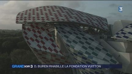 Buren relooke la Fondation Vuitton