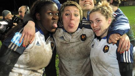 La joie des joueuses du XV de France