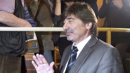 Michel Neyret arrive au tribunal correctionnel de Paris, le 2 mai 2016. (DOMINIQUE FAGET / AFP)