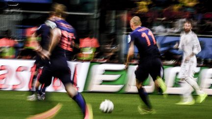 Le N&eacute;erlandais Arjen Robben, lors du match contre l'Espagne disput&eacute; &agrave; Salvador (Br&eacute;sil), le 13 juin. (GUSTAVO BASSO / NURPHOTO / AFP)