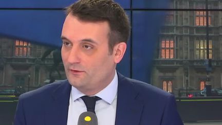 Florian Philippot,&nbsp;président des Patriotes, invité lundi 19 février 2018 de franceinfo.&nbsp; (RADIO FRANCE / FRANCE INFO)