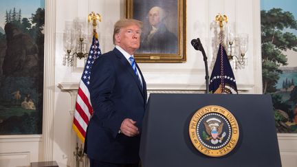 Le président des États-Unis Donald Trump le 8 mai 2018. (SAUL LOEB / AFP)