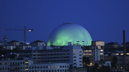 L'Ericsson Globe, une salle omnisport à Stockholm (Suède), le 2 juin 2017.&nbsp; (FREDRIK SANDBERG / TT NEWS AGENCY / AFP)