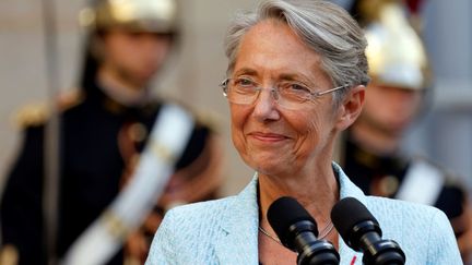 Elisabeth Borne à Matignon, le 16 mai 2022.&nbsp; (LUDOVIC MARIN / POOL)