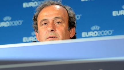 &nbsp; (Michel Platini ne retrouvera pas son costume de président de l'UEFA pour l'Euro en juin prochain © MaxPPP)