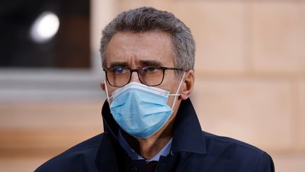 Le préfet d'Île-de-France Marc Guillaume au siège de l'AP-HP à Paris, le 15 octobre 2020. (LUDOVIC MARIN / AFP)