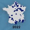 L'évolution du score du Rassemblement national aux élections législatives. (FRANCEINFO)