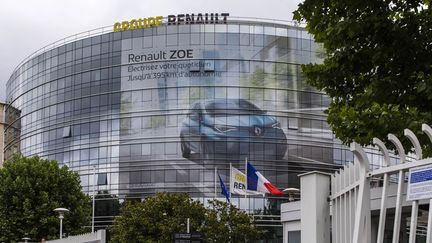 Le siège du groupe Renault, à Boulogne-Billancourt (Hauts-de-Seine), en juin 2020. (VINCENT ISORE / MAXPPP)