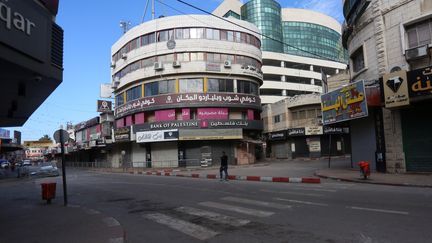 Closed stores in Nablus (West Bank), December 11, 2023. (NIDAL ESHTAYEH / XINHUA VIA MAXPPP)