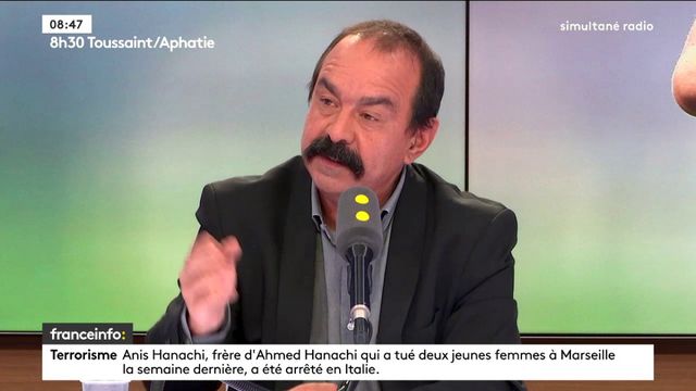 Macron : "Il ne comprend pas la vraie vie" estime Philippe Martinez, qui cite l'exemple de GM&S #8h30Politique