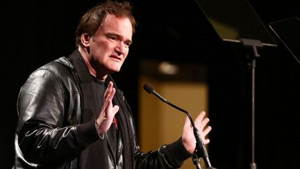 Quentin Tarantino sur scène lors des 33e Variety Home Entertainment Hall of Fame, en décembre 2013, à Los Angeles
 (Imeh Akpanudosen / GETTY IMAGES NORTH AMERICA / AFP)