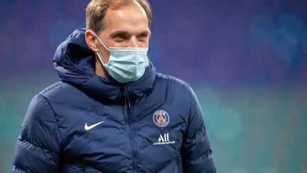 Thomas Tuchel, l'entraîneur du Paris Saint-Germain. (ELMAR KREMSER/SVEN SIMON / SVEN SIMON)