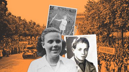 Thérèse Huet, Robert Birenbaum et Elizabeth Macaulay avaient respectivement 16 ans, 20 ans et 6 ans le 25 août 1944, jour de la libération de Paris de l'occupation nazie, à laquelle ils ont assisté. (PAULINE LE NOURS)