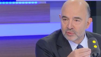 Pierre Moscovici sur franceinfo le 7 novembre. (RADIO FRANCE)